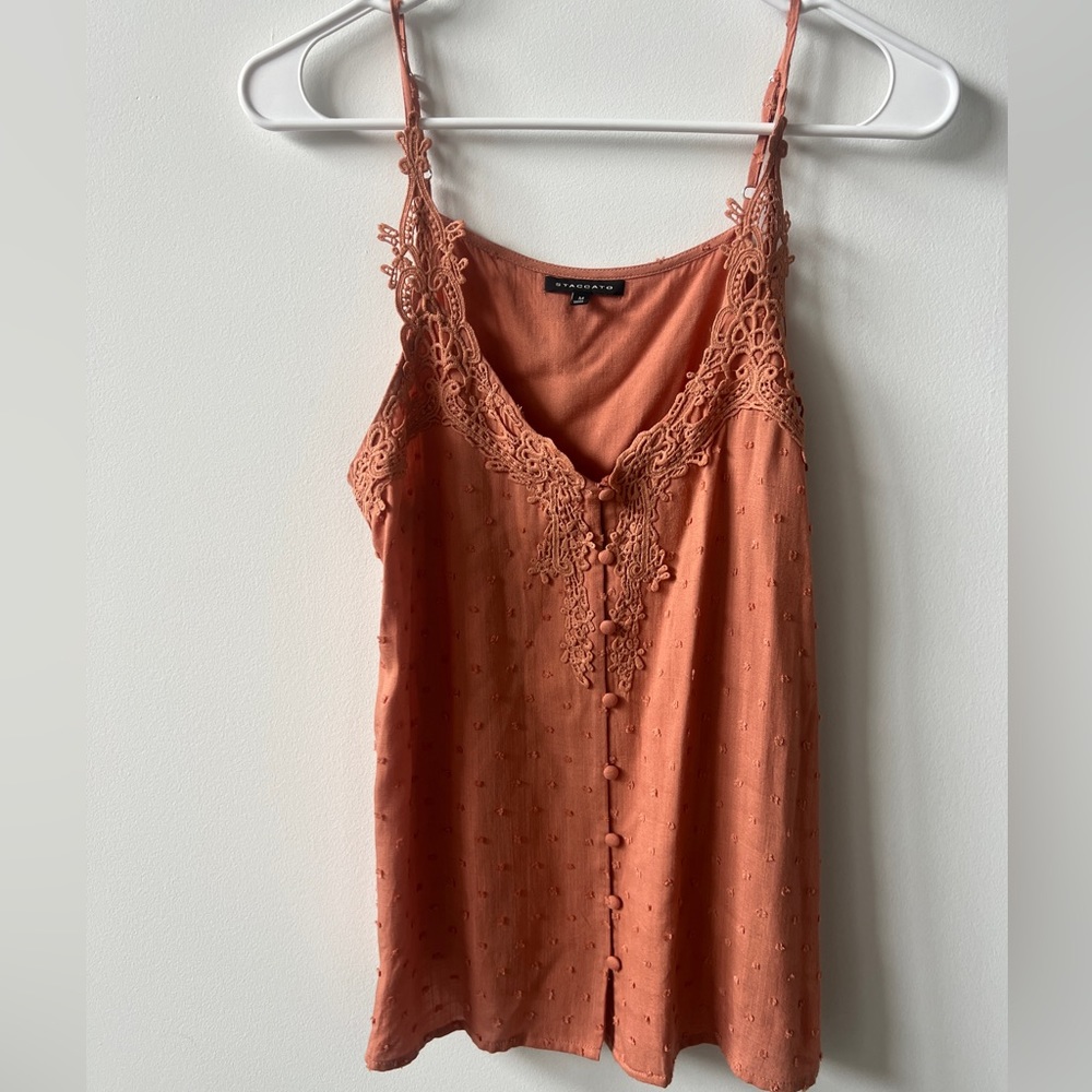 Burnt orange tank top
